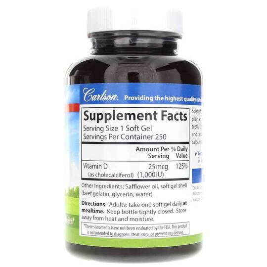 Vitamin D3 1,000 IU, CL